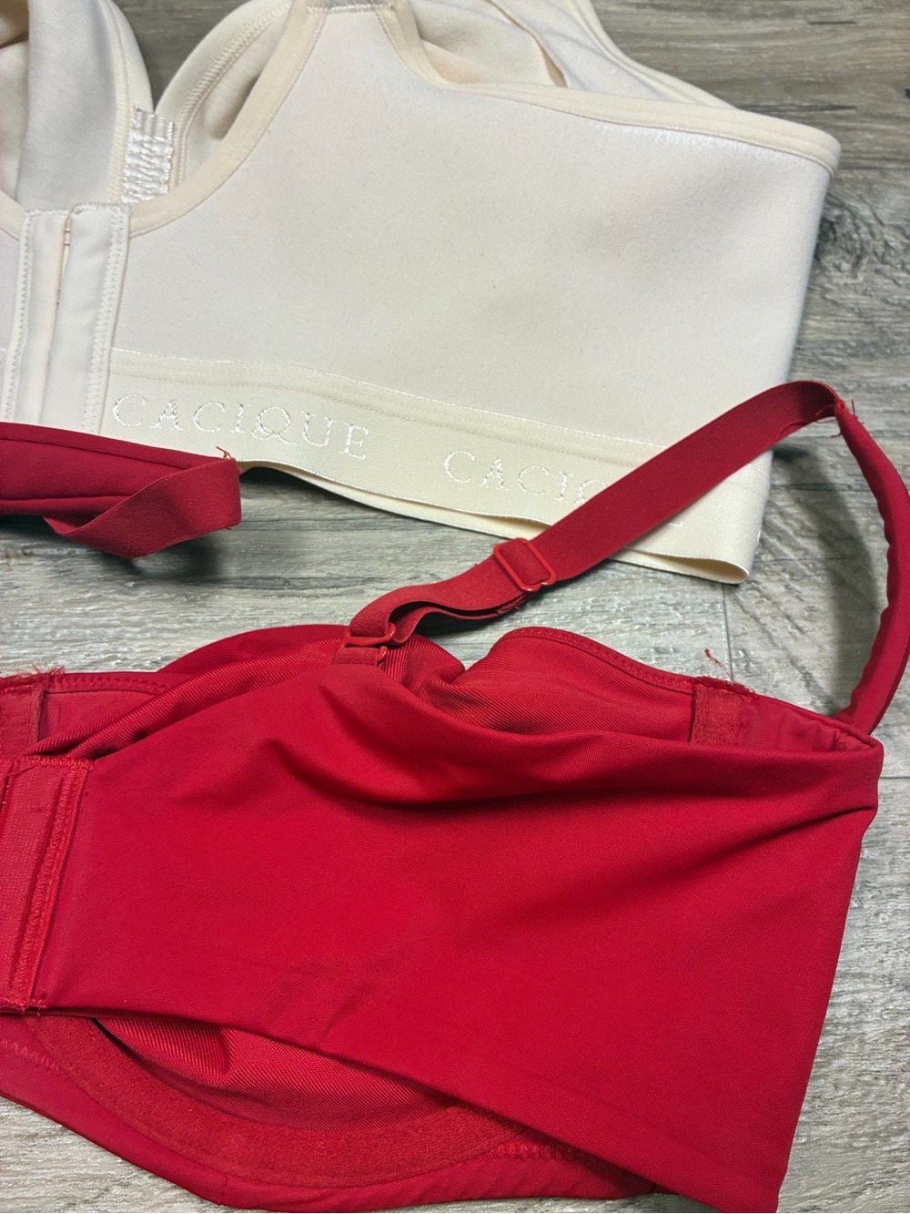 Cacique 2 Bras Underwired Unlined Full Coverage No Wire - Picture 4 of 12
